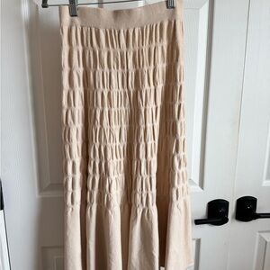 Elegant Cream Skirt